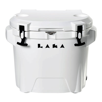 LAKA Coolers 30 Qt Cooler wTelescoping Handle  Wheels  White 1079