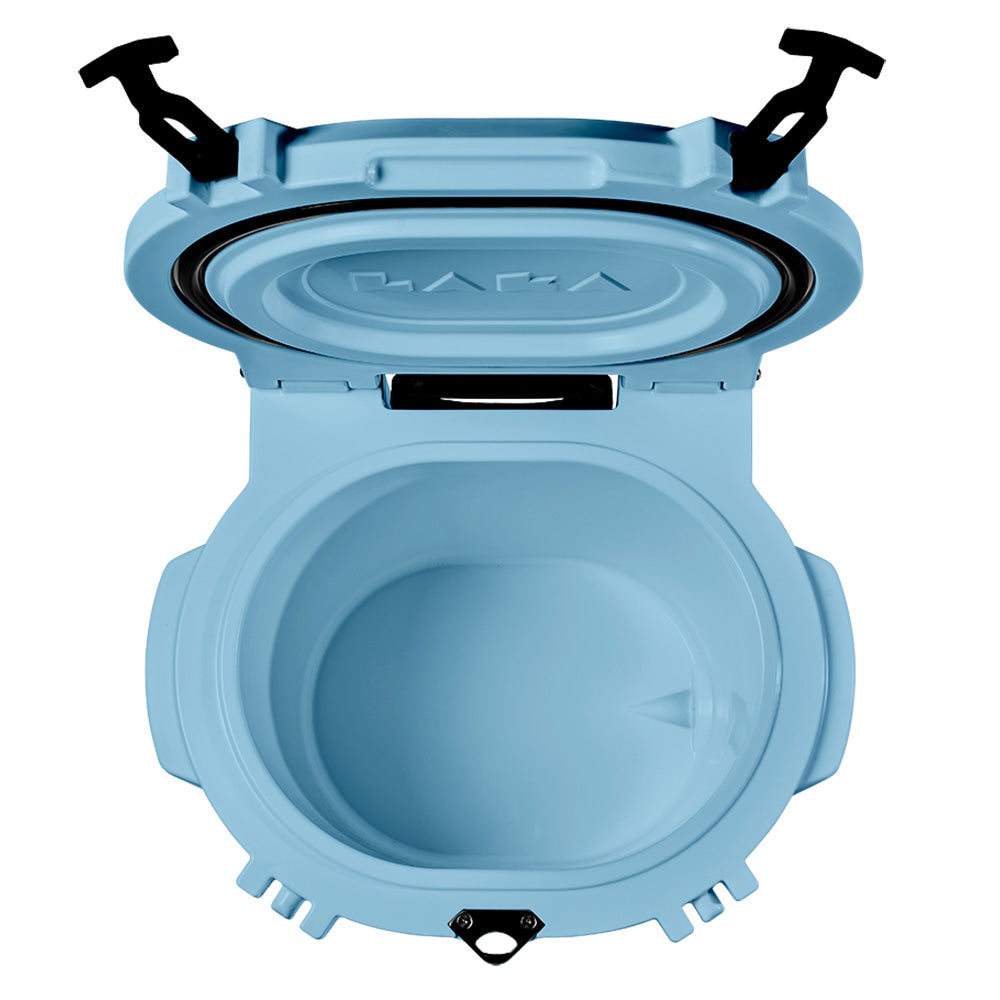 LAKA Coolers 30 Qt Cooler wTelescoping Handle  Wheels  Blue 1080