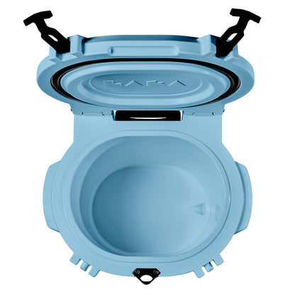 LAKA Coolers 30 Qt Cooler wTelescoping Handle  Wheels  Blue 1080