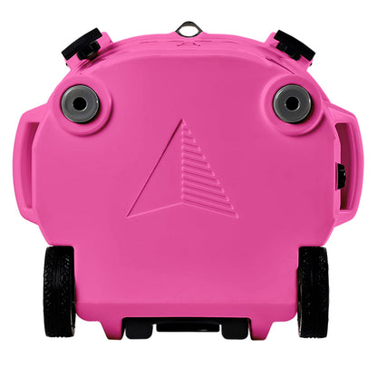 LAKA Coolers 30 Qt Cooler wTelescoping Handle  Wheels  Pink 1081