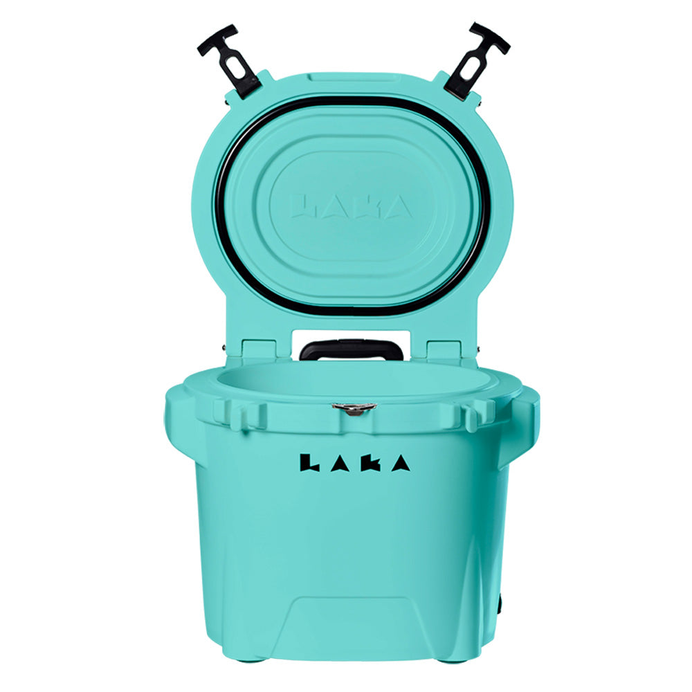 LAKA Coolers 30 Qt Cooler wTelescoping Handle  Wheels  Seafoam 1082