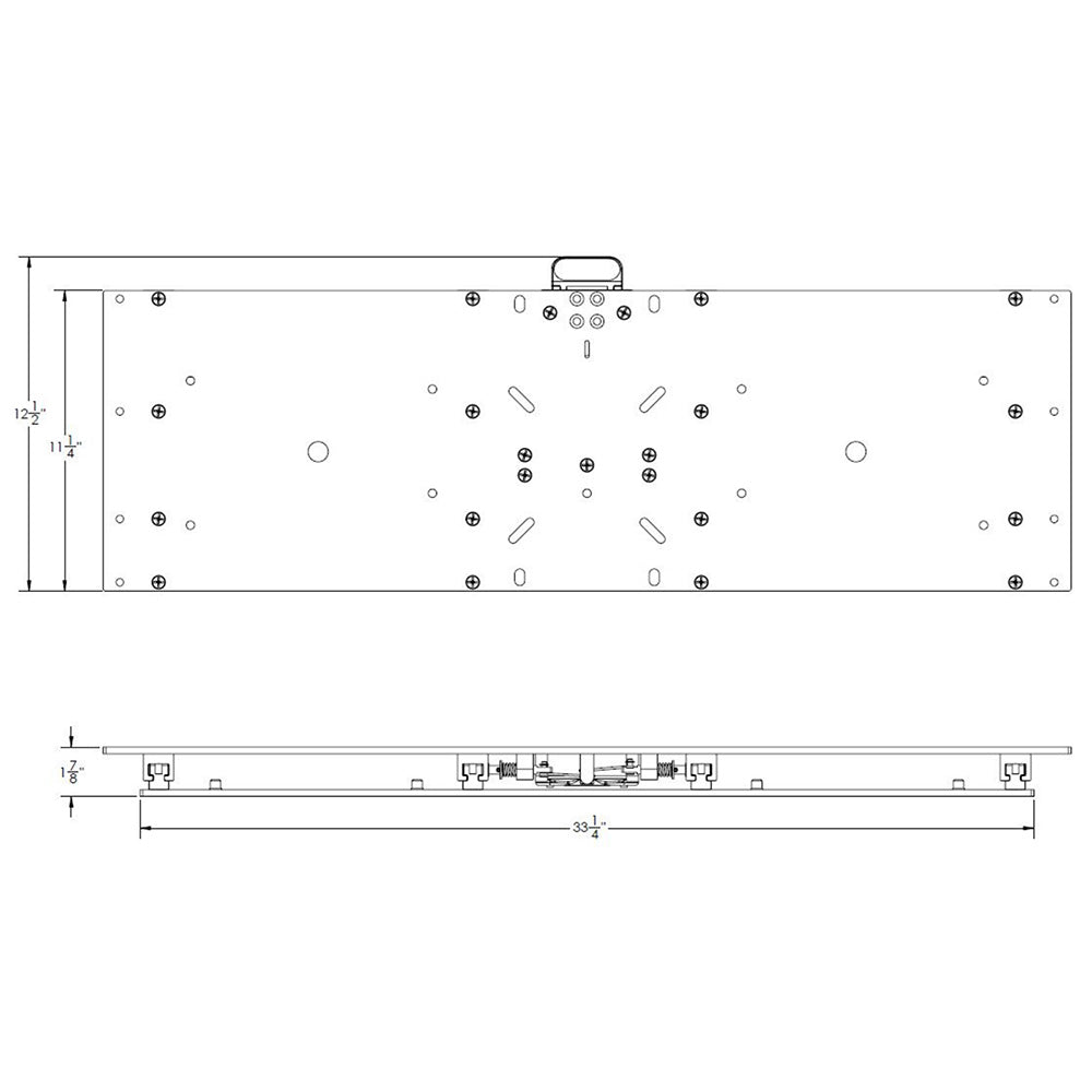 TACO 1118 x 36 Manual Seat Slide M203611