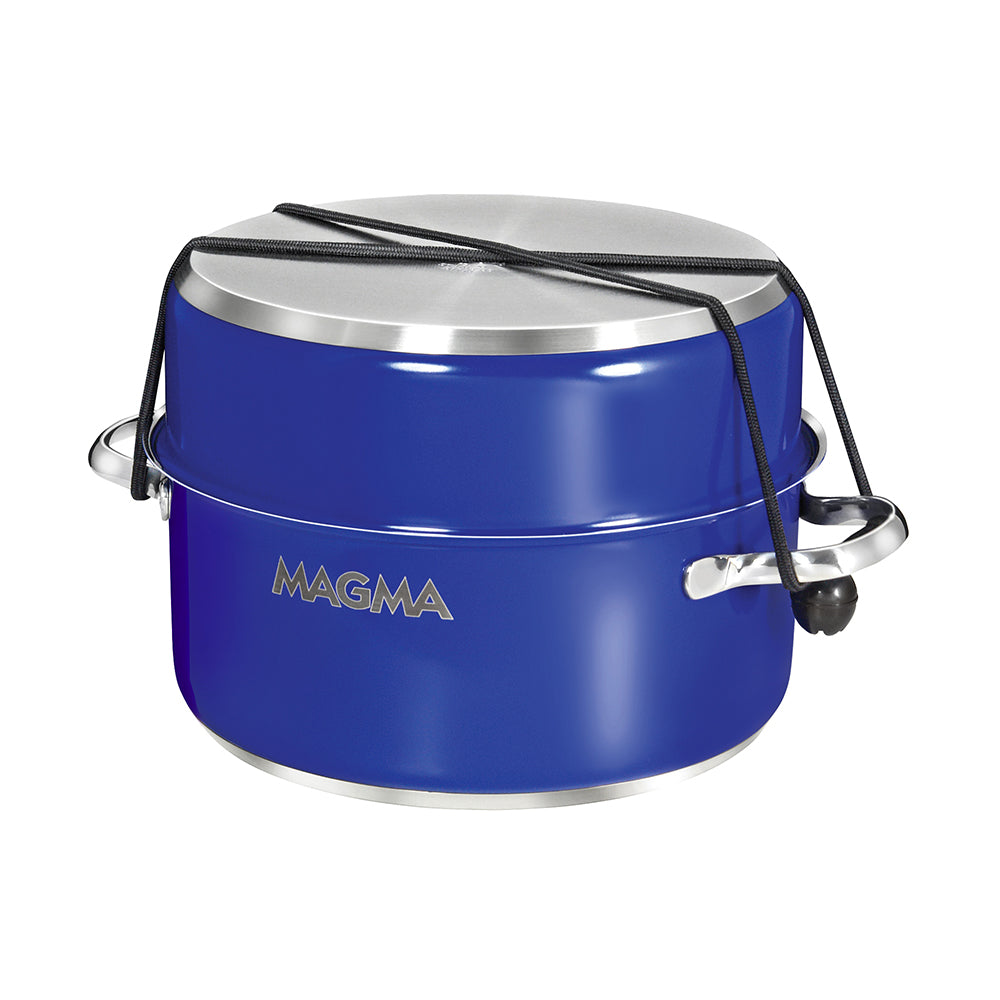 Magma Nestable 10 Piece Induction NonStick Enamel Finish Cookware Set  Cobalt Blue A10366CB2IN