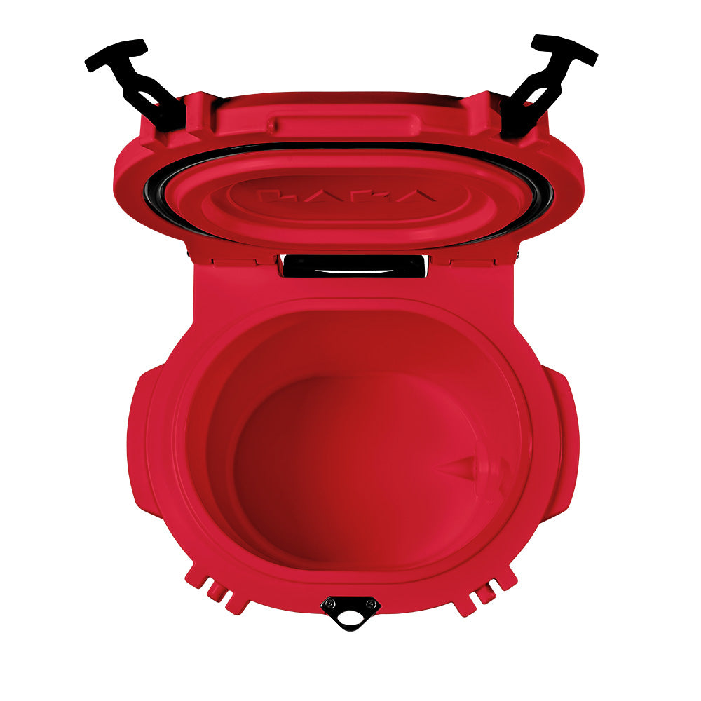 LAKA Coolers 30 Qt Cooler wTelescoping Handle  Wheels  Red 1089