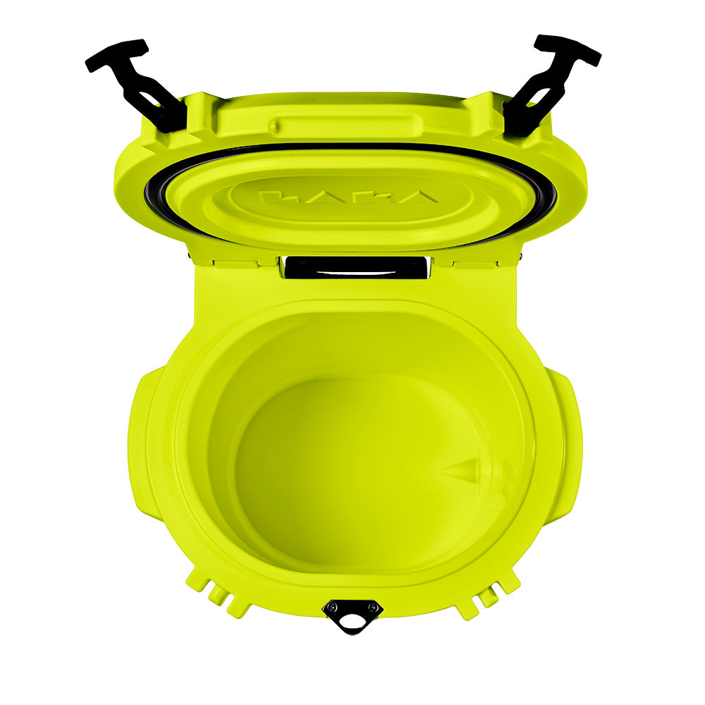 LAKA Coolers 30 Qt Cooler wTelescoping Handle  Wheels  Yellow 1087