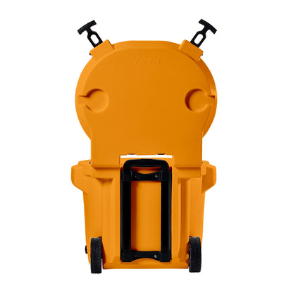 LAKA Coolers 30 Qt Cooler wTelescoping Handle  Wheels  Orange 1086