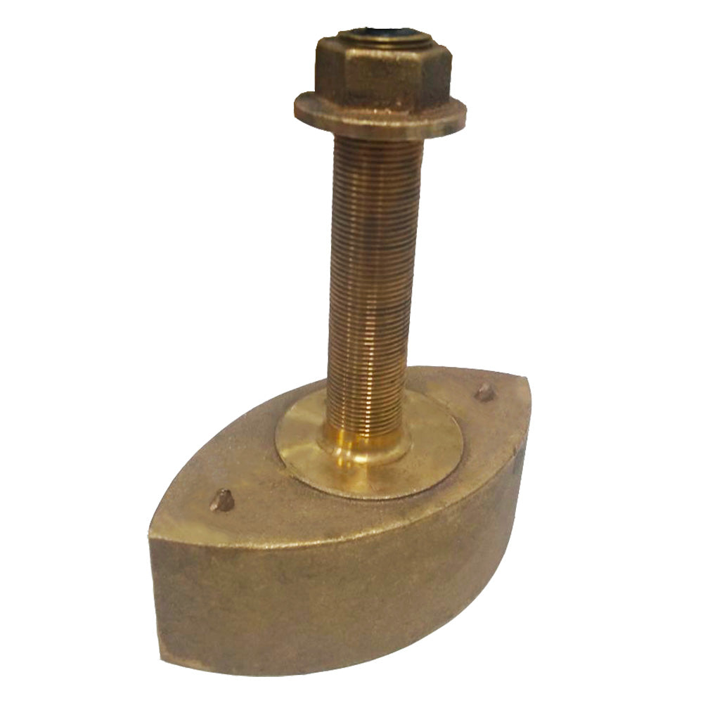Echonautics Bronze Stem ThruHull HighFrequency CHIRP Transducer  1kW  130  210kHz CB131H1KW