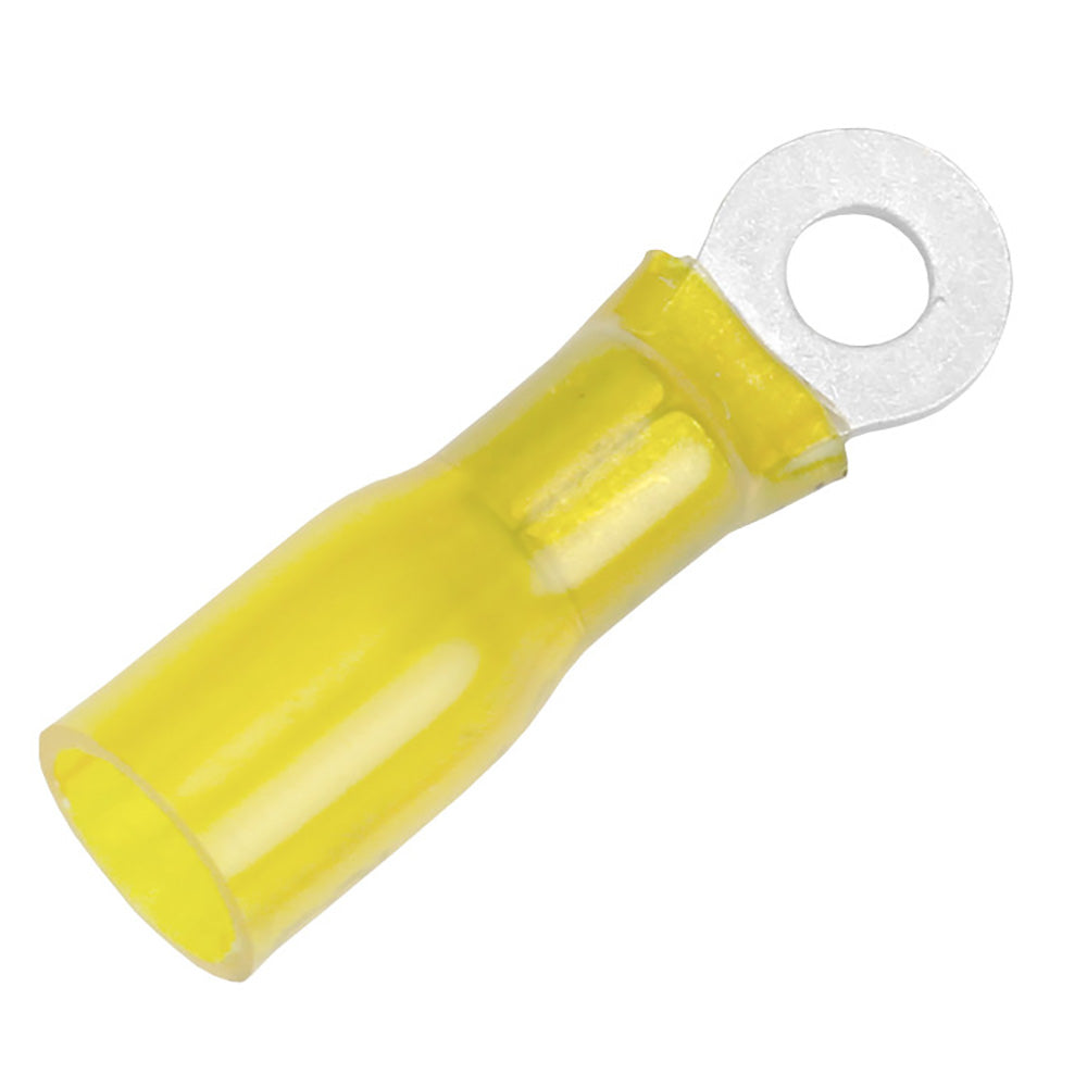 Pacer 1210 AWG Heat Shrink Ring Terminal  10 Stud Size  100 Pack TE1010R100